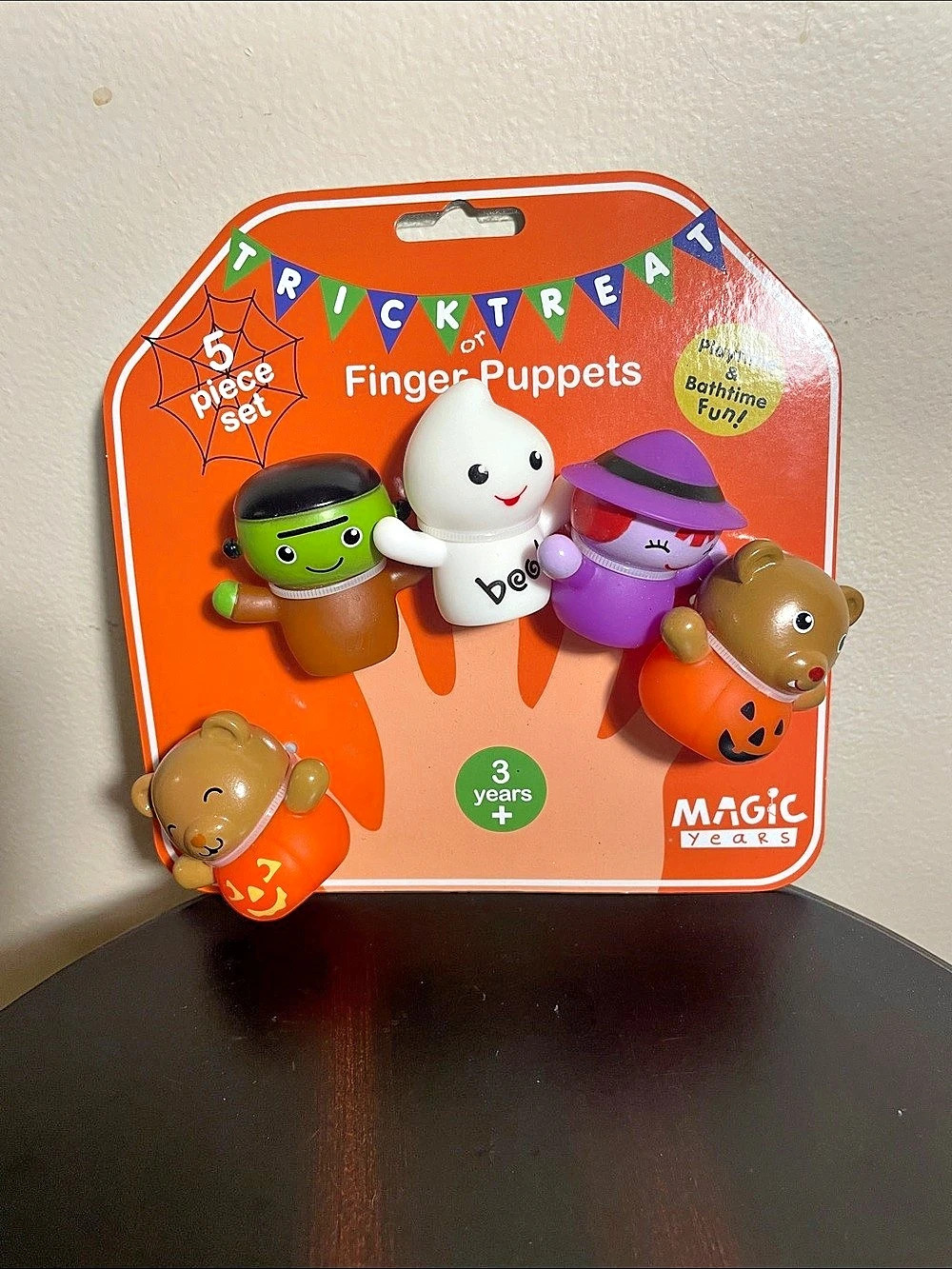 Magic Years Trick or Treat 5-Piece Finger Puppets Set